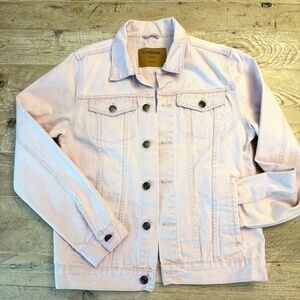 Carbon pink denim jacket M